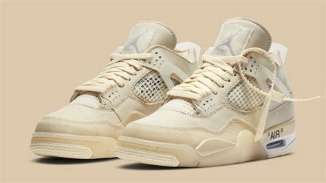 off white beige jordan 4|More.